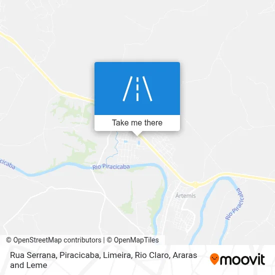 Rua Serrana map