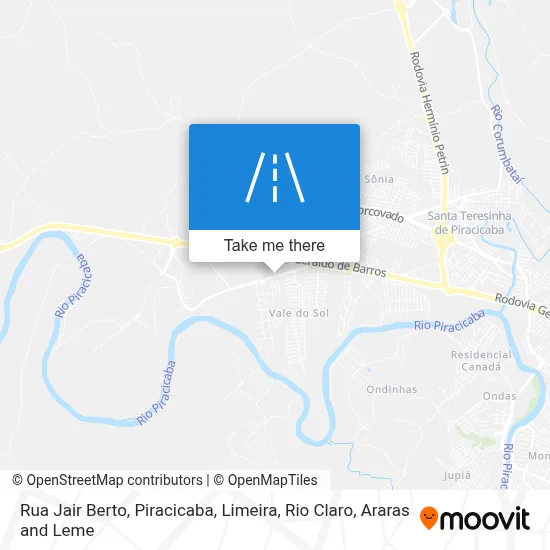 Rua Jair Berto map