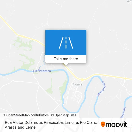 Rua Victor Delamuta map