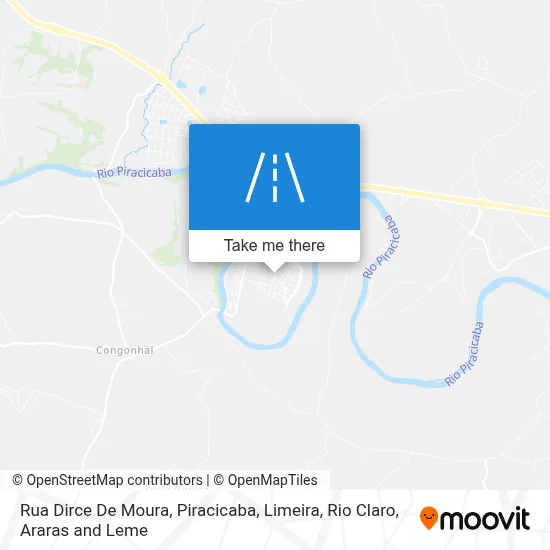 Rua Dirce De Moura map