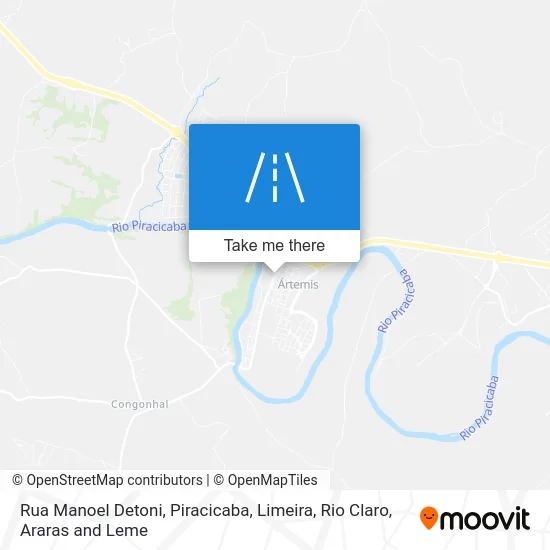 Rua Manoel Detoni map