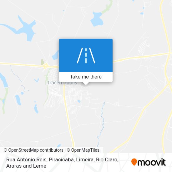 Rua Antônio Reis map