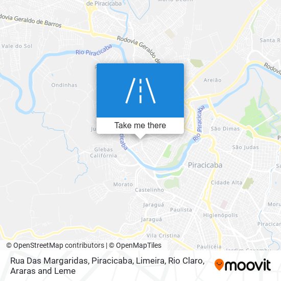 Rua Das Margaridas map