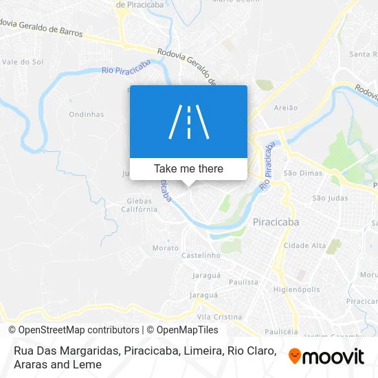 Rua Das Margaridas map