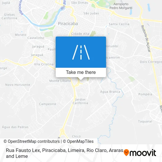 Rua Fausto Lex map
