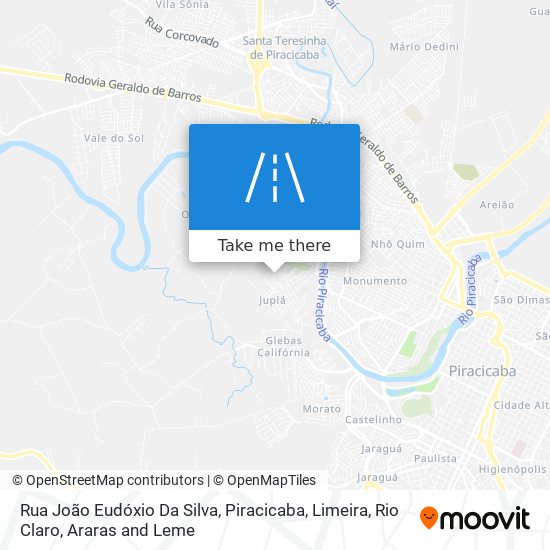 Mapa Rua João Eudóxio Da Silva