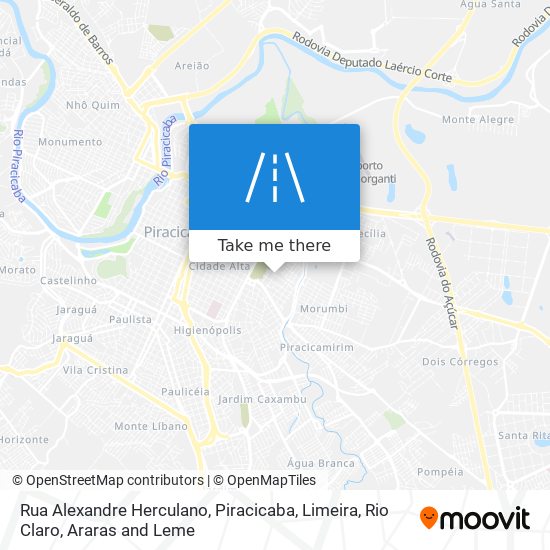 Mapa Rua Alexandre Herculano