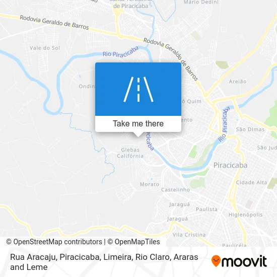 Rua Aracaju map