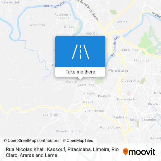 Rua Nicolas Khalil Kassouf map