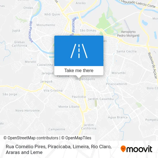 Rua Cornélio Pires map