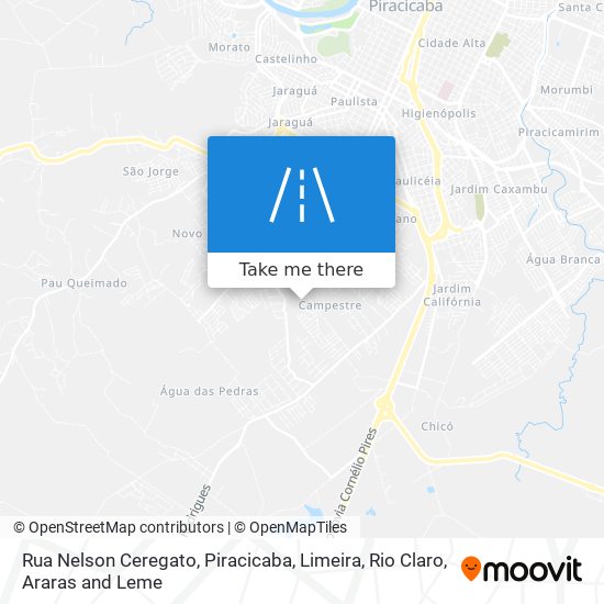 Rua Nelson Ceregato map