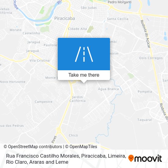 Rua Francisco Castilho Morales map