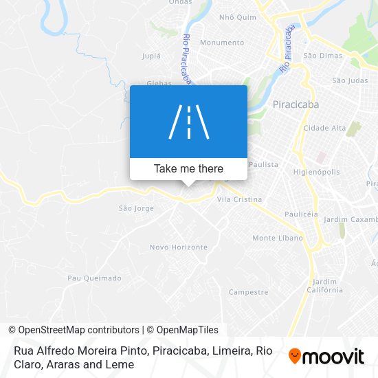 Rua Alfredo Moreira Pinto map