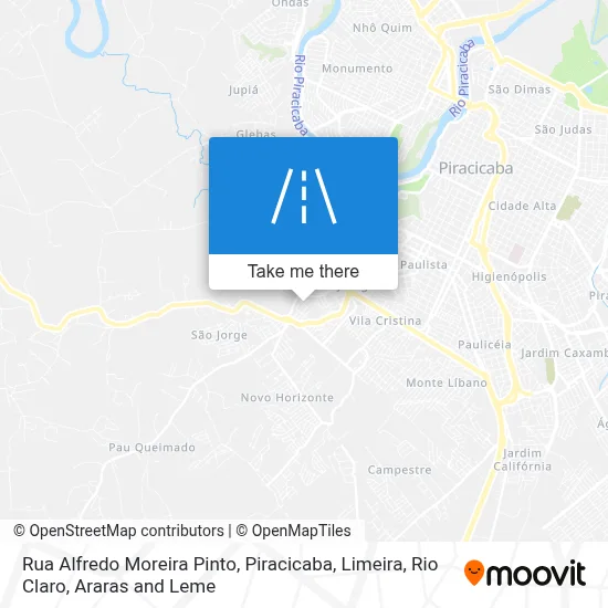 Rua Alfredo Moreira Pinto map