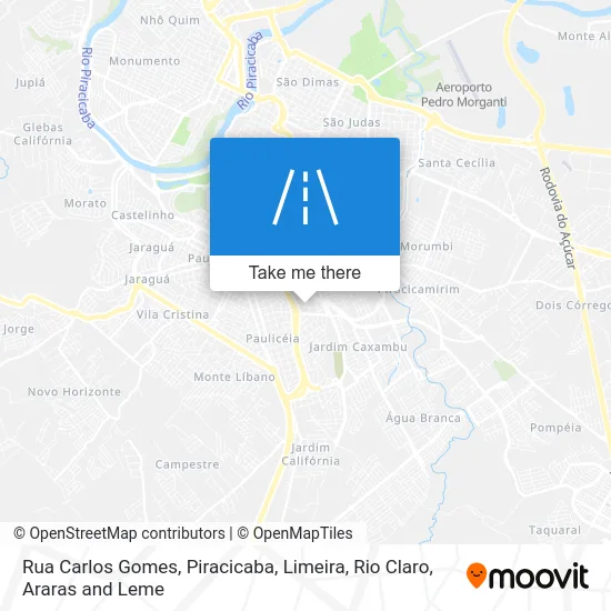 Rua Carlos Gomes map