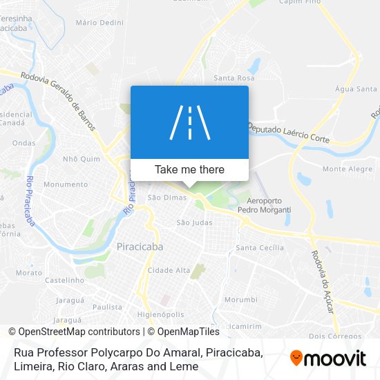 Rua Professor Polycarpo Do Amaral map