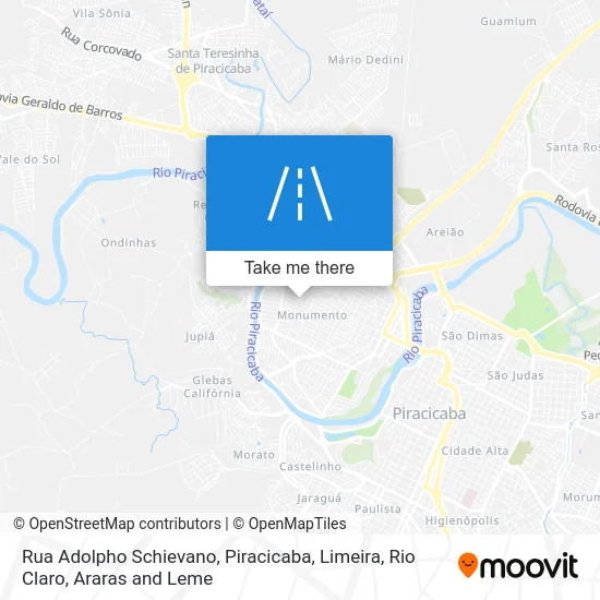 Rua Adolpho Schievano map