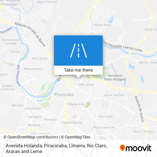 Avenida Holanda map