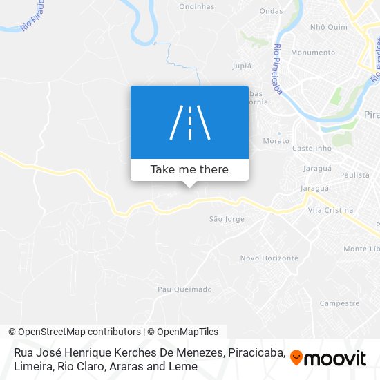 Rua José Henrique Kerches De Menezes map