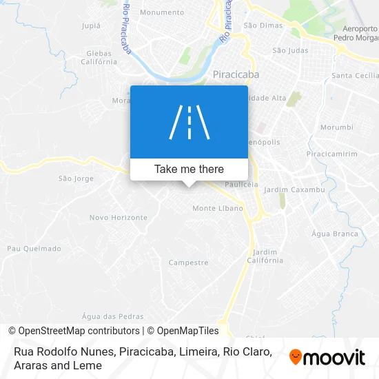 Rua Rodolfo Nunes map