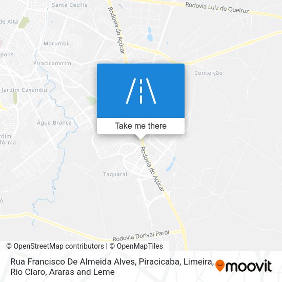 Rua Francisco De Almeida Alves map