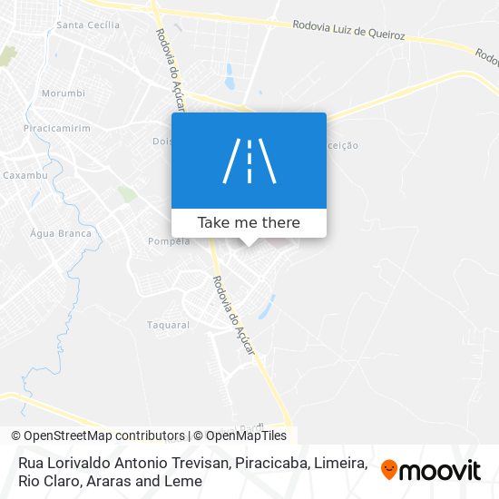 Rua Lorivaldo Antonio Trevisan map