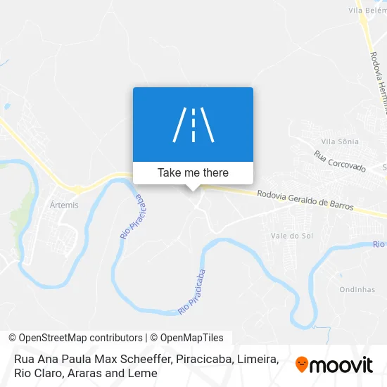 Rua Ana Paula Max Scheeffer map