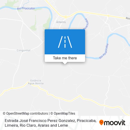 Estrada José Francisco Perez Gonzalez map