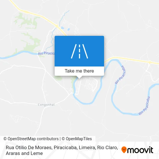 Rua Otilio De Moraes map