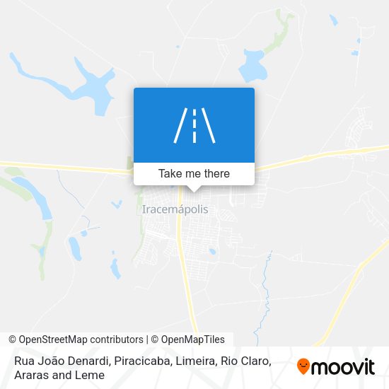 Rua João Denardi map