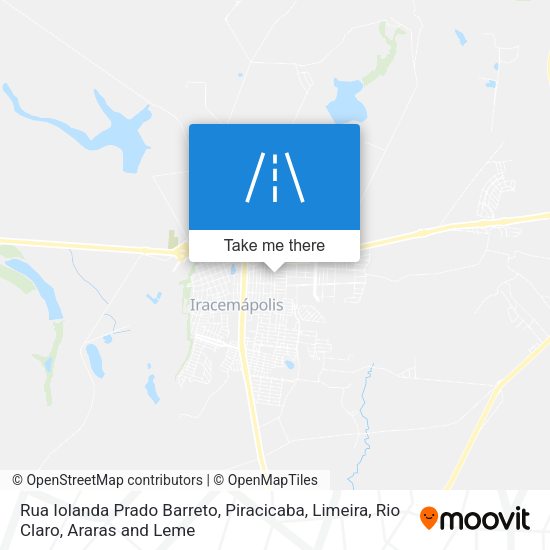 Rua Iolanda Prado Barreto map