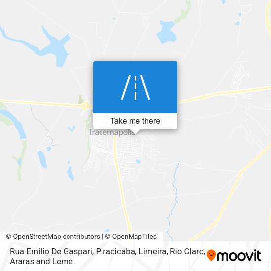 Rua Emilio De Gaspari map