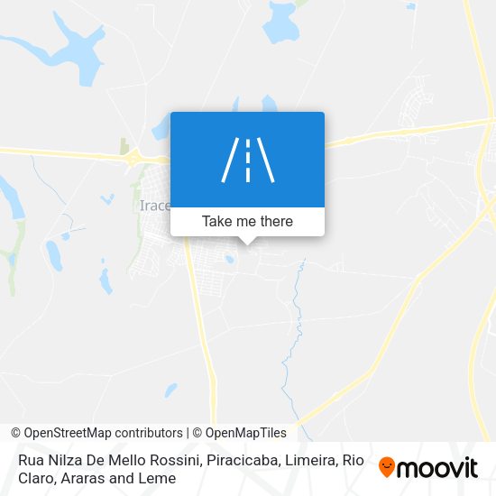 Rua Nilza De Mello Rossini map