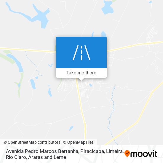 Mapa Avenida Pedro Marcos Bertanha