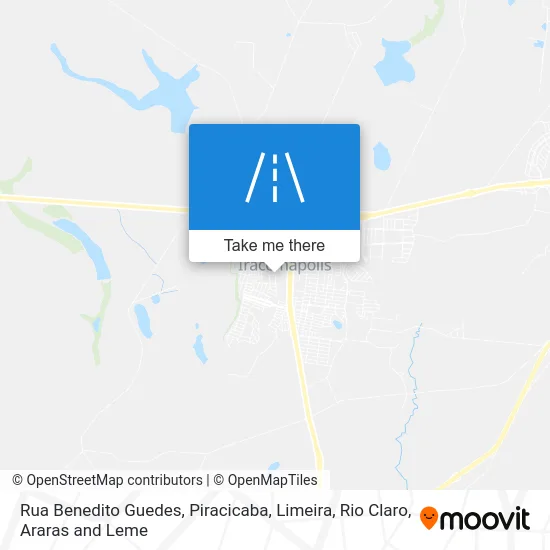 Rua Benedito Guedes map