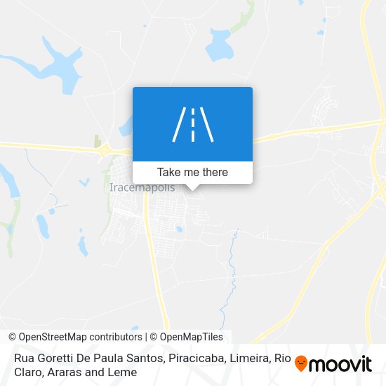Rua Goretti De Paula Santos map