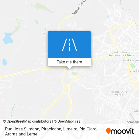 Rua José Silmann map