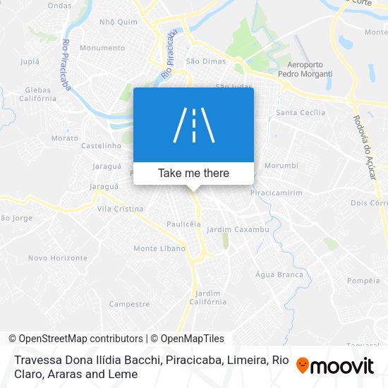 Travessa Dona Ilídia Bacchi map