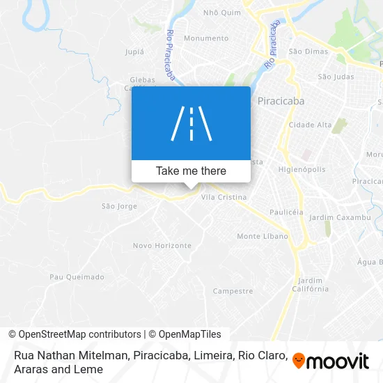 Rua Nathan Mitelman map