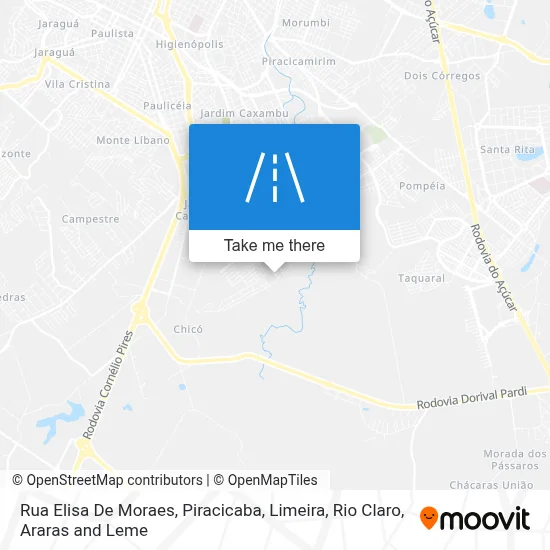 Rua Elisa De Moraes map