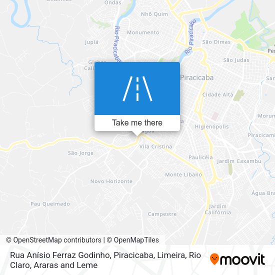 Rua Anísio Ferraz Godinho map