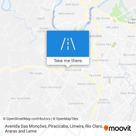 Avenida Das Monções map