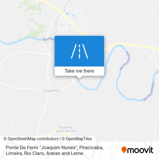 Ponte De Ferro "Joaquim Nunes" map