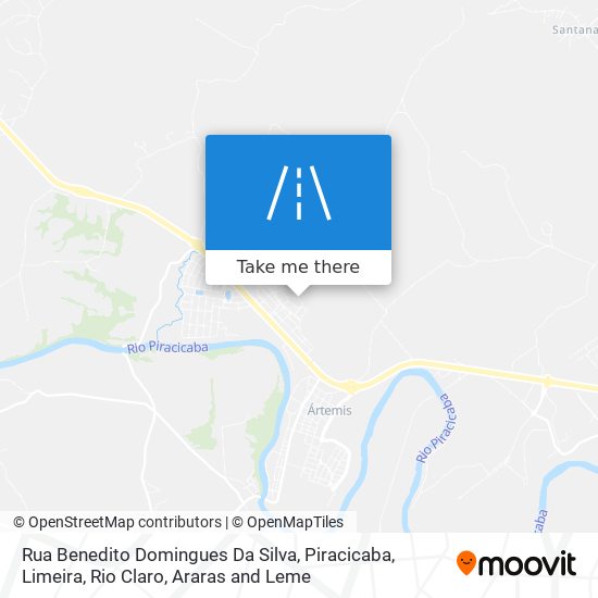 Rua Benedito Domingues Da Silva map