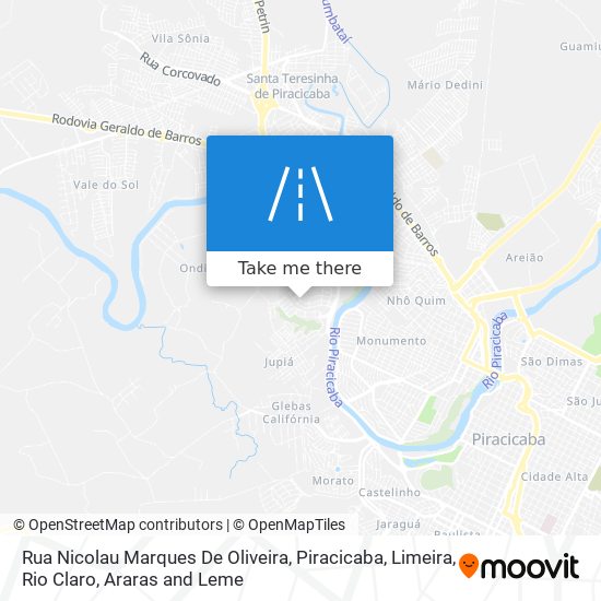 Rua Nicolau Marques De Oliveira map