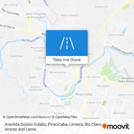 Mapa Avenida Doutor Eulálio