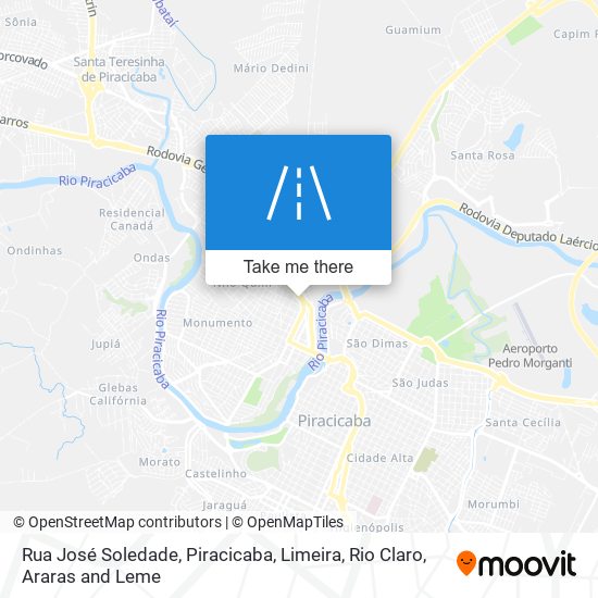 Rua José Soledade map