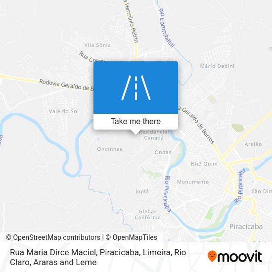 Rua Maria Dirce Maciel map