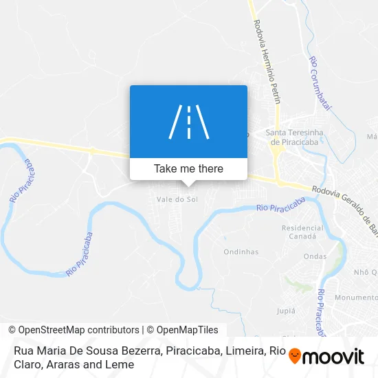 Rua Maria De Sousa Bezerra map