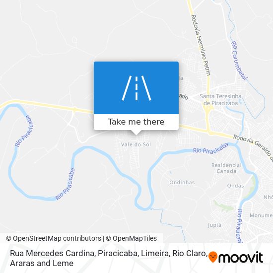 Rua Mercedes Cardina map